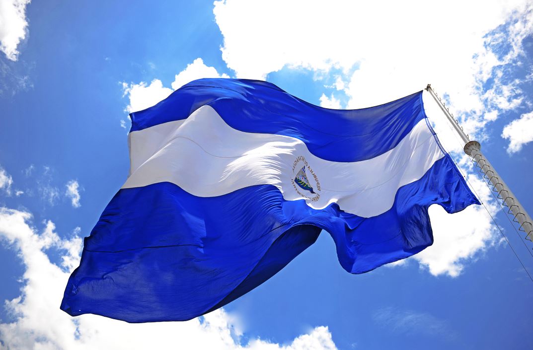 Bandera Nacional Azul y Blanco
