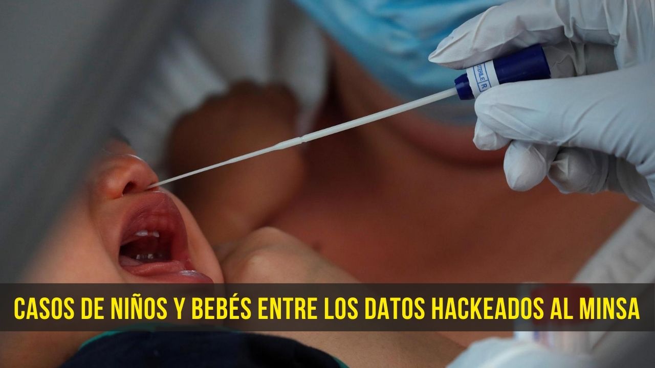 Casos de niños y bebés nicaragüenses, aparecen en los datos hackeados al Minsa.
