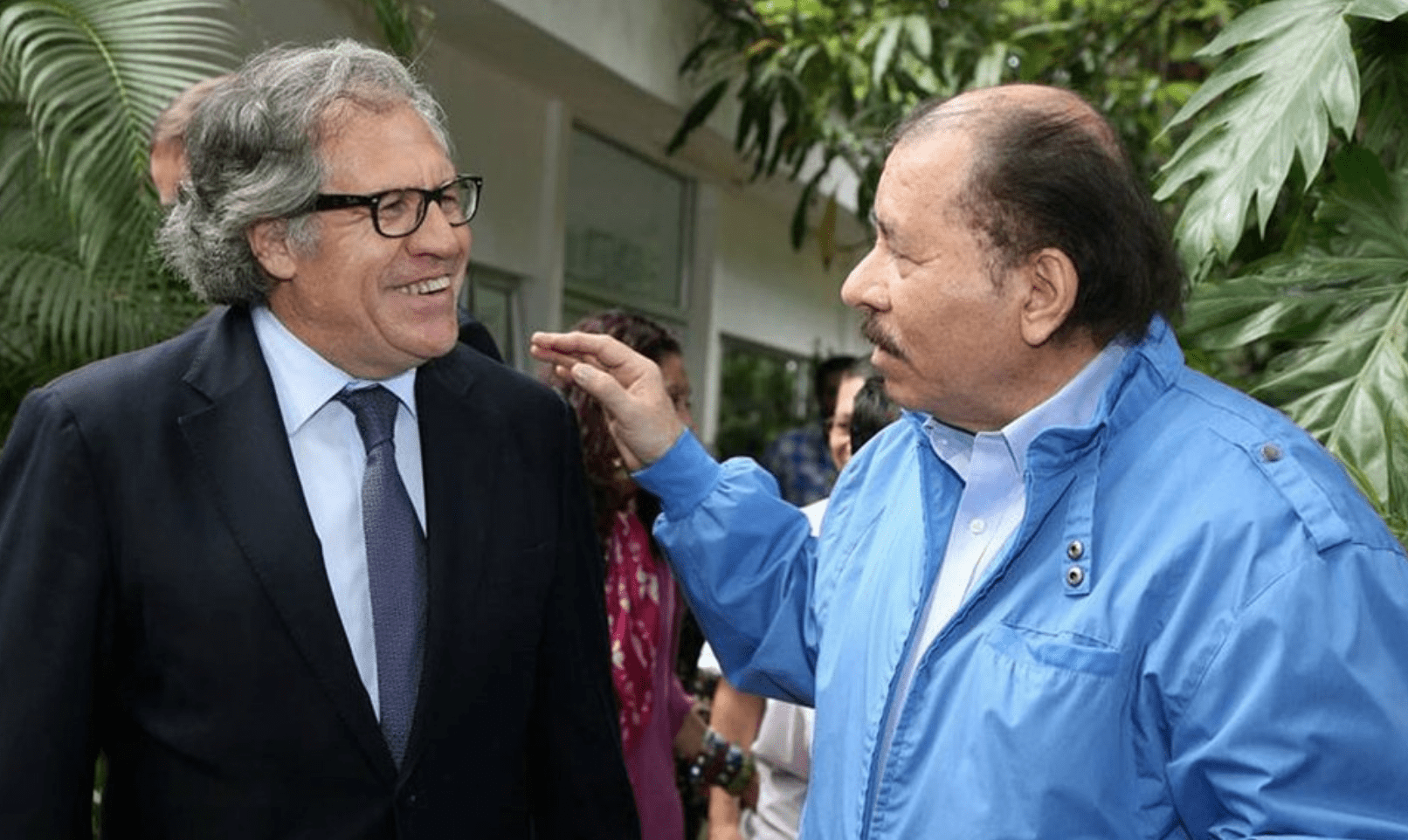 Daniel Ortega y Luis Almagro