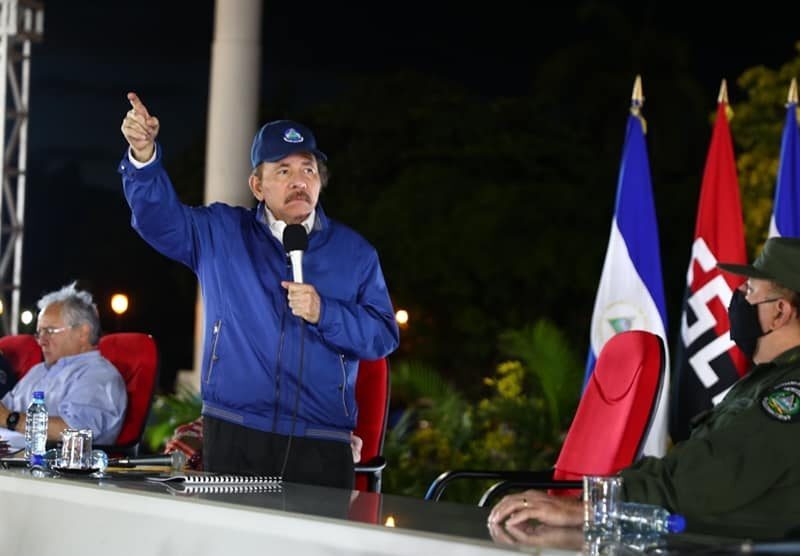 El dictador Daniel Ortega.