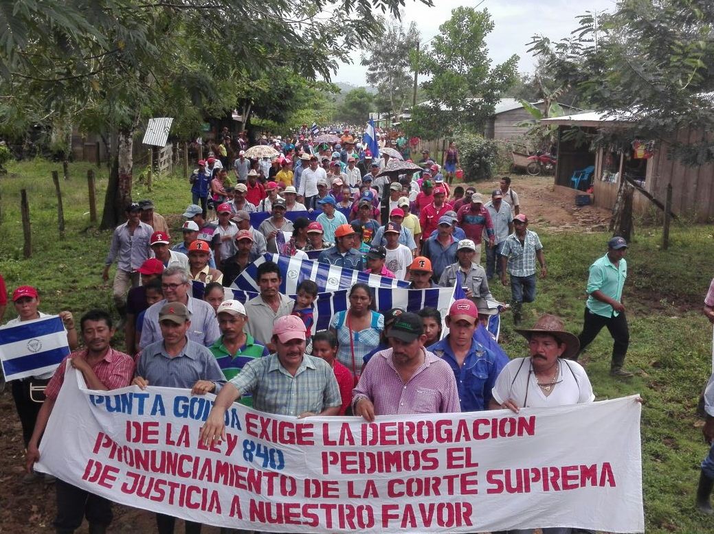 marcha contra canal interoceanico